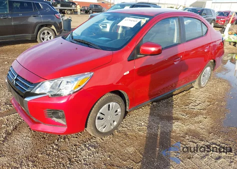 2024 Mitsubishi Mirage G4 Black Edition/Es/Le из США, поврежденный, VIN ML32FUFJ9RHF18871